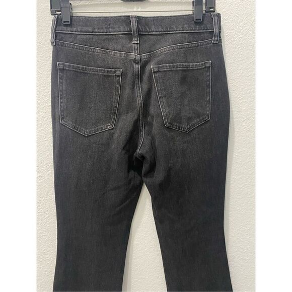 Banana Republic Black Cropped Bootcut Jeans Size 26 - Picture 6 of 9